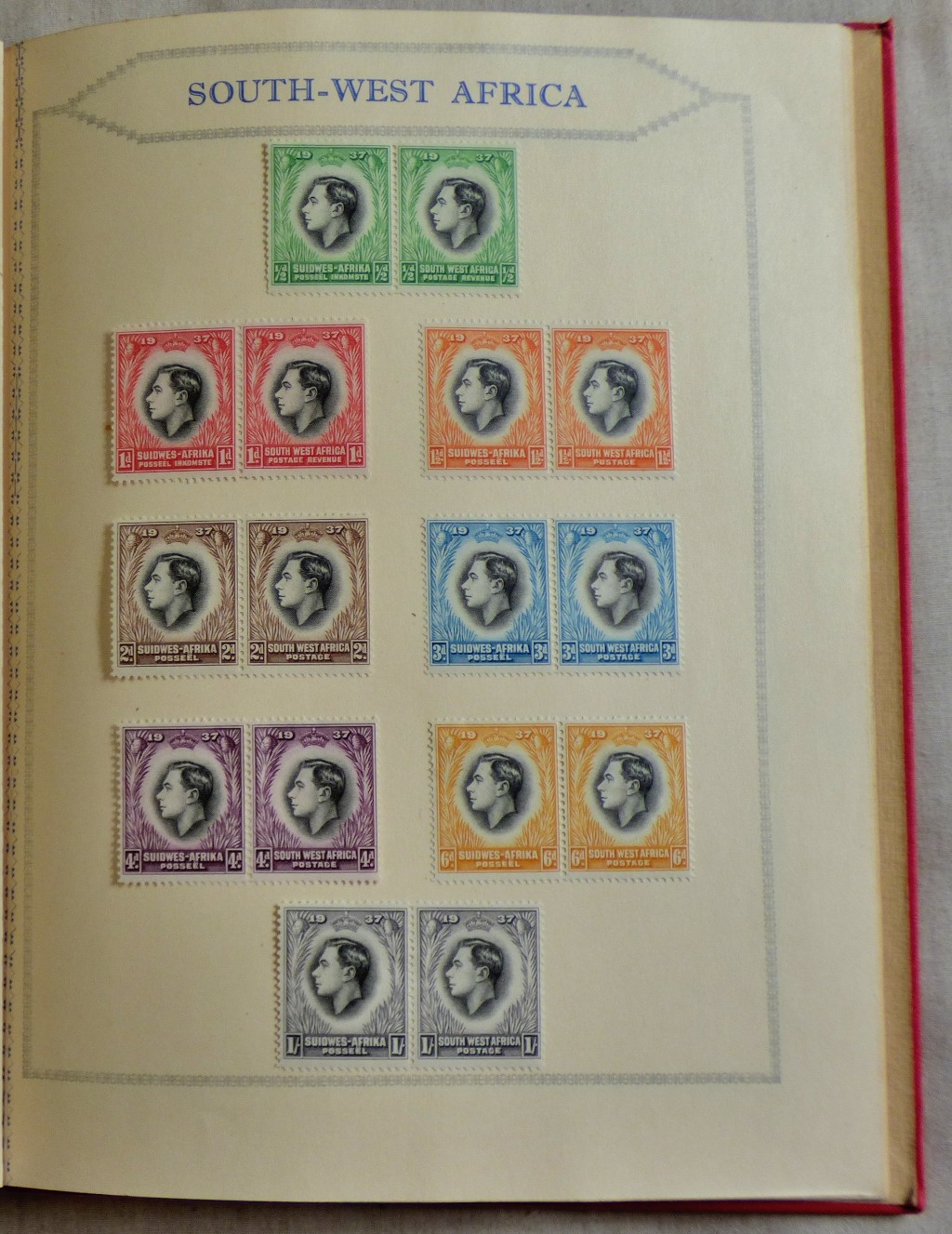 British Commonwealth 1937 - Coronation Special Album, m/mint sets, mostly complete.