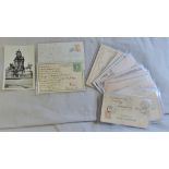 Austria - 1870's to 1920's postcards and postal stationary mostly used, includes military and