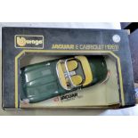Burago-Jaguar E Cabriolet(1961) in original box