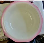 Wash Basin- in good condition pink-ideal for flowers