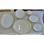 Vintage Losol Ware - (4) serving plates (4) soup bowls(2) serving dishes(one lid missing) with