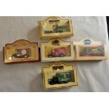 Mixed lot - of Vans-Days Gone -(5) all boxed in mint condition-Die cast