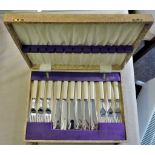 Fish Set-in original box of knives and forks, there was other cutlery inside, missing, but the