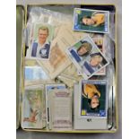 Cigarette Cards - Mixed lot in a Full Tin, very poor earlier cards with ranges of modern. (100's)