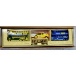 Days-Gone-mint boxed set of three, Anadin Advertising Buses (2) and models etc (3)