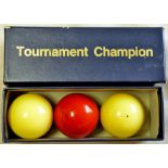 Billiard Balls - Tournament Champion-Made in Belgium