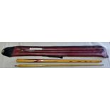 A Concet two piece cue and case- reasonable