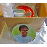 Cliff Richard -(12) 8" plates from the Danbury Mint in the series '40 glorious years' of the music
