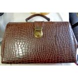 Briefcase - fake snake skin, but in very good condition