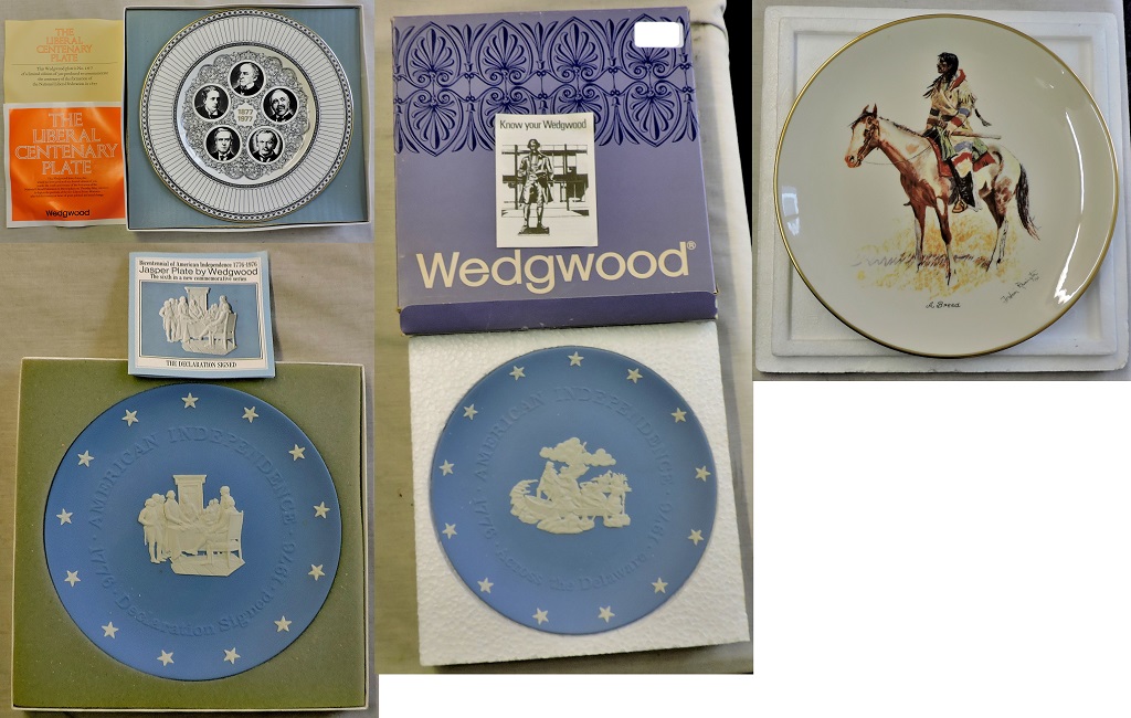 Wedgwood Plate - A Limited Edition 11" commemorative plate issued in 1977 to mark the 100th