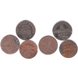 Prussia Coins (3) inc Pfennig 1854A EF, 4 Pfennig 1862A VF, 4 Pfennig 1834D VF