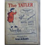 The Tatler 1923 October 31st Motor Show Number; range of Fashion and Motor advertising; colour