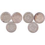 Mozambique 20 Escudo Coins (3) 1952,1955,1960 average VF