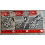 Speedway - Provincial speedway illustrated vol 1 No.s-1,2,3, superb condition