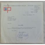 Football - Original HSTL 1971- Crystal Palace to Birmingham.