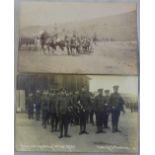 Royal Field Artillery Column of Horse Drawn Artillery - fine RP postcard used 1909 Translynydd R.S.