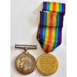 British WWI British War Medal Pair to: 29465 PTE. S. Gore, Lanc. Fus.