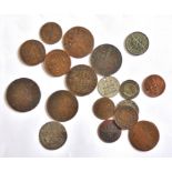 German States Coins (18) inc Hamburg 2 Schillings 1726 F, Prussia 4 Pfennig 1839F, 3 Pfennig1856 EF,