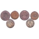 Portuguese India Coins (3) inc 1/8 Tanga 1881 VF, 2 Tangas 1934 VF, 1/12 Tanga 1901 EF