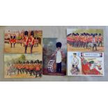 Irish Guards - Artist Colour postcards including: 'Changing the Guard at St. James' Palace and Harry