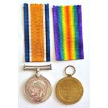 British WWI British War Medal Pair to 1172 Cpl. W.A. Sharp, 22-Lond, Regiment