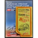 World Speedway Final (Denmark) 1988 Programme + Ticket