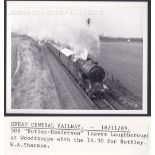 LNER 3-W.A.Sharman Photographic Quality Archive (10"x8")-Great Central Railway 18/11/89, 506 "