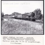 LNER 3-W.A.Sharman Photographic Quality Archive (10" x 8") - Great Central Railway - 20/8/89, 506 "