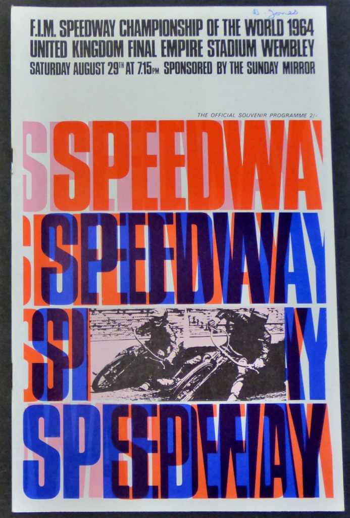 World Speedway ( UK Final) 1964 Programme + Ticket - Image 3 of 3