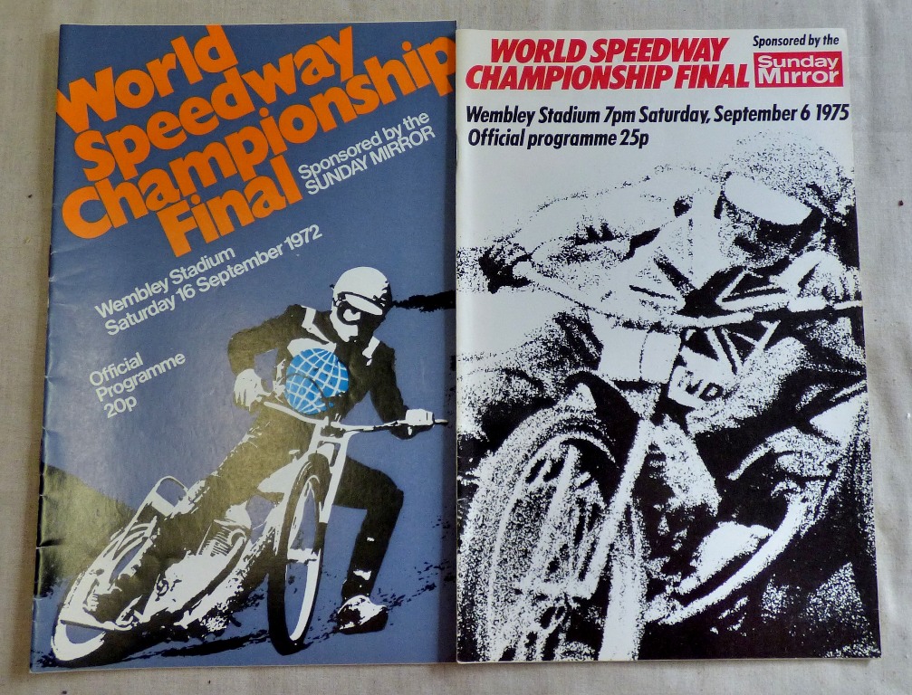World Speedway Finals (Wembley) 1972+75 Programme Ticket - Image 3 of 3