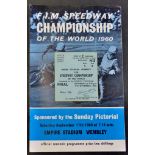 World Speedway Final 1960 Programme + Ticket