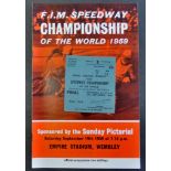 World Speedway Final 1959 Programme + Ticket