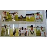 Glamorgan 10 photos. 6 signed inc Viv Richards, Croft & Lewis