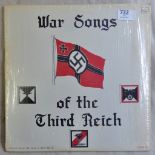 German War Songs of the Third Reich Vinyl record, produced in 1979 it has some rare Marches