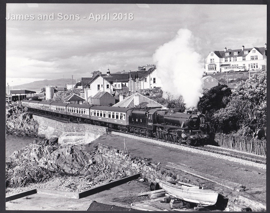 W.A.Sharman Photographic Quality Archive (10" x 8")-West Highlander -14/7/85, 5407 leaves Mallaig - Image 2 of 3