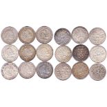 Netherlands Silver 1 Gulden coins (10)