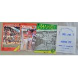 Football Programmes (Norfolk) Kings Lynn v Norwich City. Dairy Crest Challenge Cup 1983, few Arsenal