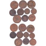 Austria Coins (10) inc Austria Belgium Liard 1751 nVF, 1744 vg, 1778 F, Austria Kreuzer 1782B VF,