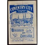Football - Coventry City v Brighton, May 5th 1934, London combination (reserves match)