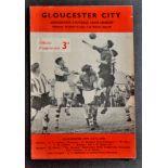Football - Gloucester v Barry Town 1958/59