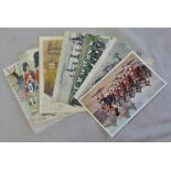 The Queen's Own Cameron Highlanders - a range of Band RP's and colour cards (7)