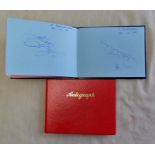 Speedway two autograph books, sig include Adams, Correy,Hare,Ward,Max,Schwartz Richardson, Fundin,