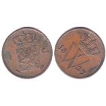 Netherlands 1 Cent 1827 EF