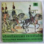 Hungarian Tortrnrlmi Indulok 'Historical marches' vinyl record, scarce with many excellent march