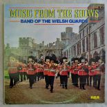 British The Band of the Welsh Guards vinyl record 'Music from the shows' including The sound of