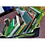 Snooker carton of modern books on the game