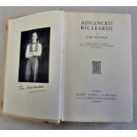 Newman Tom Advanced Billiards Published 1924 John Long Ltd Cloth hardcover 312 pp 72 line drawings