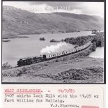 W.A.Sharman Photographic Quality Archive (10" x 8")-L.M.S.4-West Highlander -14/7/85, 5407 skirts