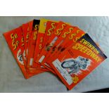 Speedway Swindon Homes 1950(4)51(1)53(2)54(1)55(1)57(1)58(2)59(1) Two Programmes signed by Captain