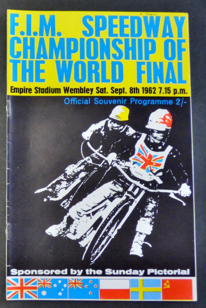 World Speedway Final 1962 Programme + Ticket - Image 3 of 3
